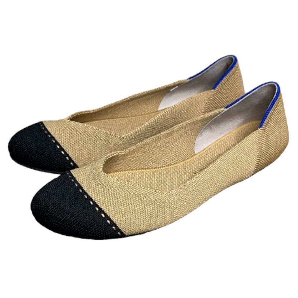 Rothy’s Camel Captoe Flat Women's 6.5
